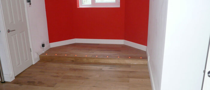 Basement floor lighting